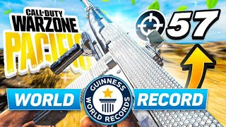 I BROKE THE WORLD RECORD FOR MOST KILLS ON WARZONE PACIFIC!! (57 Kills Solo)