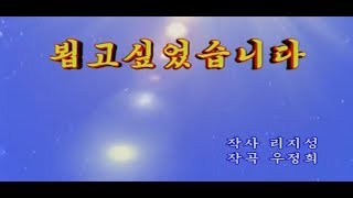 北朝鮮カラオケシリーズ 「お目にかかりたかったです (뵙고싶었습니다)」 日本語字幕付き