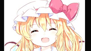 【アイビスペイント】東方projectのフランドール・スカーレット描いてみた(メイキング)