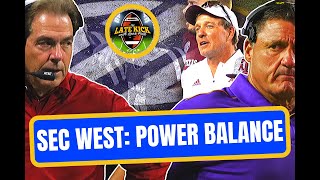 SEC West: Alabama vs. LSU Battle Continues (Power Balance 2020)
