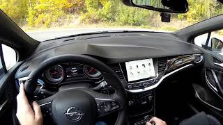 Opel Astra K 1.6 Turbo 200 k (2018): exterior & interior design, POV, engine sound