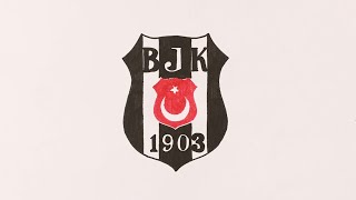 Beşiktaş Amblemi Nasıl Çizilir? - Beşiktaş Logo Çizimi