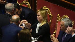 Le gouvernement Meloni confirmé au Sénat : la Chambre haute italienne a voté la confiance de son …