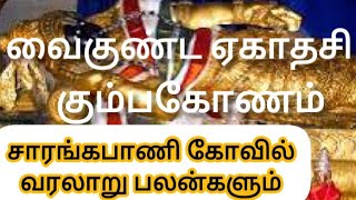 வைகுண்ட ஏகாதசி🙏கும்பகோணம் சாரங்கபாணி கோவில#temple#Perumal#Hindu#Spirituality #God#Lord#Narayana#kumb