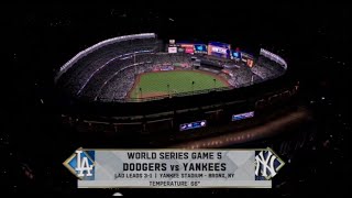 Los Angeles Dodgers at New York Yankees, 2024 World Series Game 5, October 20, 2024