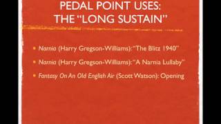 Pedal Point: Compositional Device Explained, with Examples