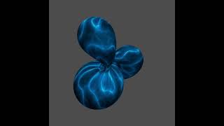 Hopf torus with electric texture (Python)