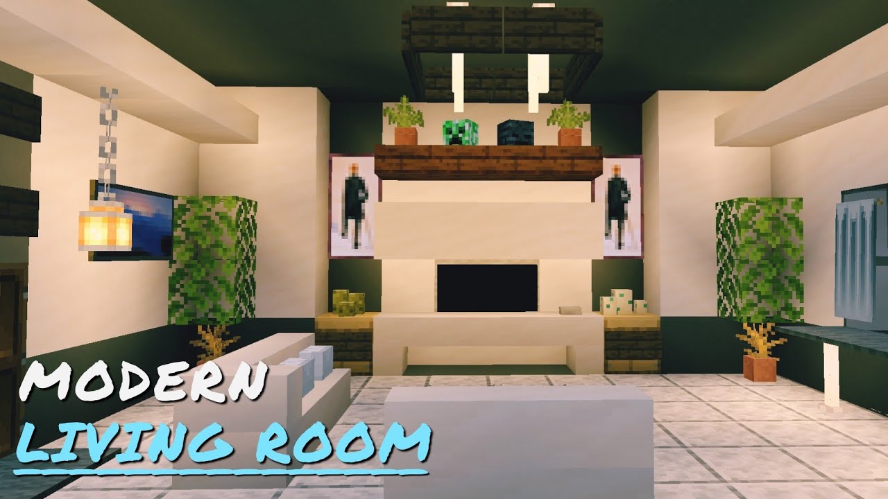 Minecraft Modern Living Room Tutorial Bryont Blog