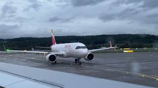 AMAZING ENGINE SOUND! SWISS A321-100 engine start and fast take off at Zurich Airport