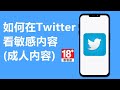 2024 如何在Twitter推特看敏感内容成人内容