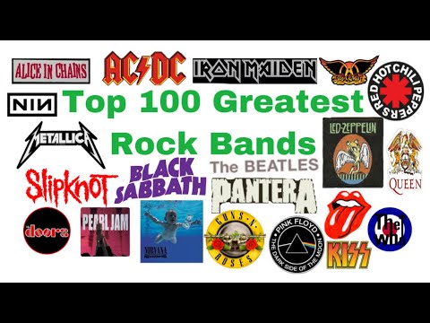 Top 100 Favorite Rock Bands Of All-Time!!! - YouTube