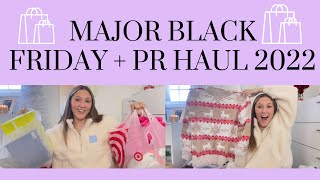 HUGE BLACK FRIDAY + PR HAUL 2022 | target, h\u0026m, romwe, \u0026 more!!