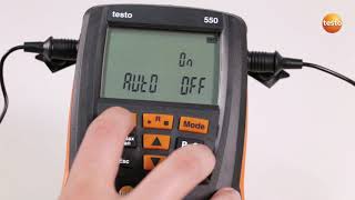 How To Make Basic Settings on the Testo 550 and 557 Digital Manifold