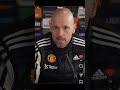 ten hag on sir alex ferguson ❤️😍 manchesterunited shorts tenhag