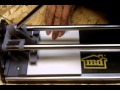 How to Use a Manual Tile Cutter  Beginners Guide