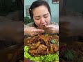 mukbang yang zai food eat spicy chicken comb oil