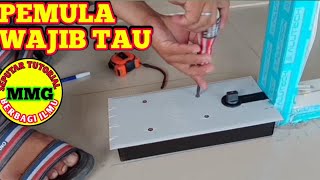 tutorial pasang pintu kaca tempered