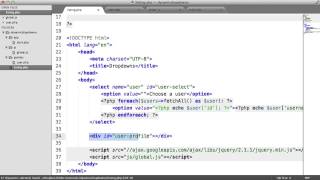Populating Dropdowns in PHP (Adding AJAX) (2/2)