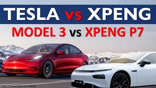 Tesla Model 3 vs Xpeng P7: Best All-Electric Car?
