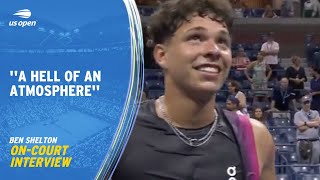 Ben Shelton On-Court Interview | 2023 US Open Quarterfinal
