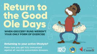 Keep in mind vaccines are just as important as regular exercise to maintain a healthy lifestyle