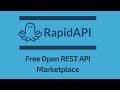 Rapid API | Free Public & Open REST APIs | API Marketplace | Tech Primers