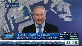 CNBC Squawk Box Asia: Port of Los Angeles Discusses How its Tackling Supply Chain Woes