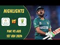 Pakistan vs Australia 1st ODI 2024 Highlights | Pak vs Aus