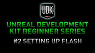 UDK Tutorial Advanced Game Development Series # 2 Making A Scaleform Menu : Setting up Flash