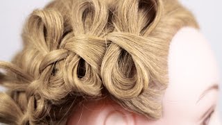 Bow Braid Hairstyle. Плетение косичек бантиками