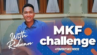 Ridwan Hafal Semua Lagu Dangdut , Tapi Lagu Pop Ambyar!!! | #MKFChallenge - FinishTheLyrics