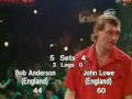 bob anderson v john lowe 1988 embassy darts final leg