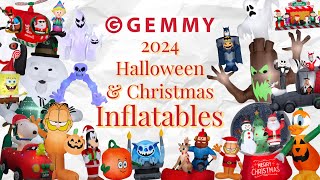 Giant List of Gemmy 2024 Halloween \u0026 Christmas Inflatables [120+ Designs]