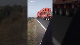 Biggest truck in India on road