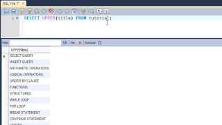 SQL Tutorial - 39: UPPER() and LOWER() Functions