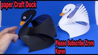 How to Make a Paper Duck - Origami Duck folding