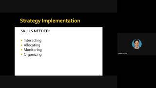 Strategic Formulation, Implementation, Control