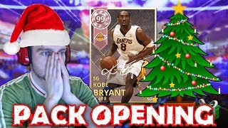 NBA 2K18 MyTEAM CHRISTMAS DAY PACK OPENING!! CAN WE PULL PINK DIAMOND 99 OVERALL KOBE BRYANT??