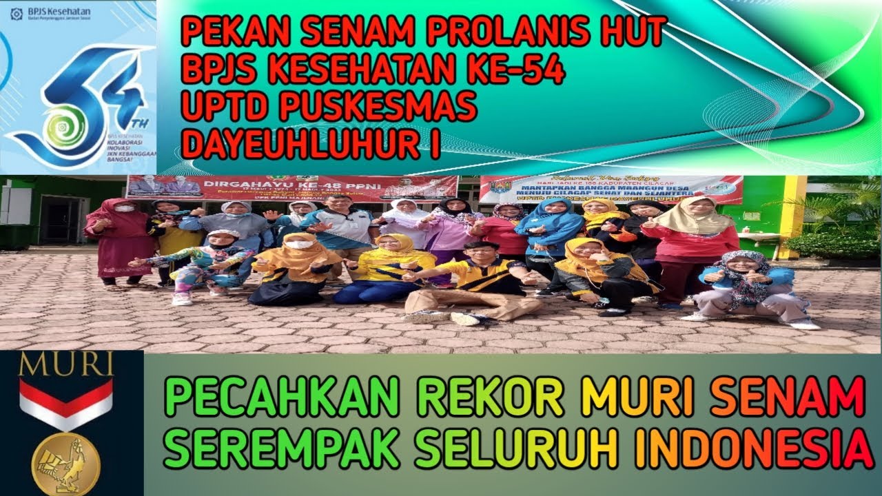 PEKAN SENAM PROLANIS HUT BPJS KESEHATAN KE - 54 - YouTube