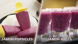 Jamun Popsicle and Jamun Shots | जामुन रेसिपीज जिन्हें आप मिस नहीं कर सकते | Sanjeev Kapoor Khazana