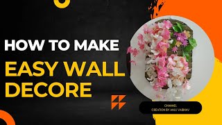 How to make a creative and easy wall hanging | #diy | #wallhanging | #creationbyanjuvaibhav