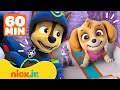 ¡PAW Patrol rescata a sus amigos! | Compilación de 60 minutos | Nick Jr. en Español