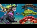✅Hungry Shark Evolution - The Bahamoth &  Bellhellmoth vs All Crab 🦀 Boss Evolution Hack Gems Coins