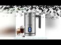 biolomix upgraded 4 in 1 coffee milk frother frothing foamer automatic milk warmer cold hot latte ca