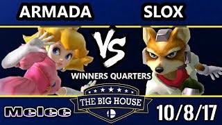 TBH7 SSBM - [A]rmada (Peach) Vs. Slox (Fox) Melee W.Quarters