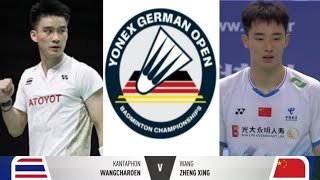 Yonex German Open 2025 | R32 | MS | Kantaphon Wangcharoen (THA) vs Wang Zheng Xing (CHN)