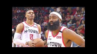 Russell Westbrook & James Harden Duo Highlights vs Timberwolves! Rockets vs Timberwolves!!