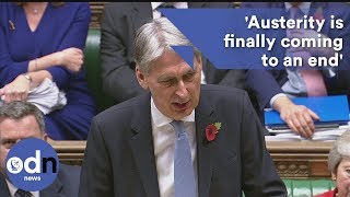 Philip Hammond: 'Austerity is finally coming to an end'