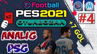BÖYLESİ GÖRÜLMEDİ ! | EFSANE PES 2021 PSG ANALİG KARİYER #4