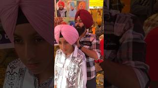 ਫ੍ਰੀ ਦਸਤਾਰ ਸਿਖਲਾਈ ਕੈਂਪ  #trending #reels #turban #dastar #youtubeshorts #shorts